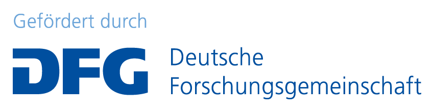 Dfg logo schriftzug blau foerderung de
